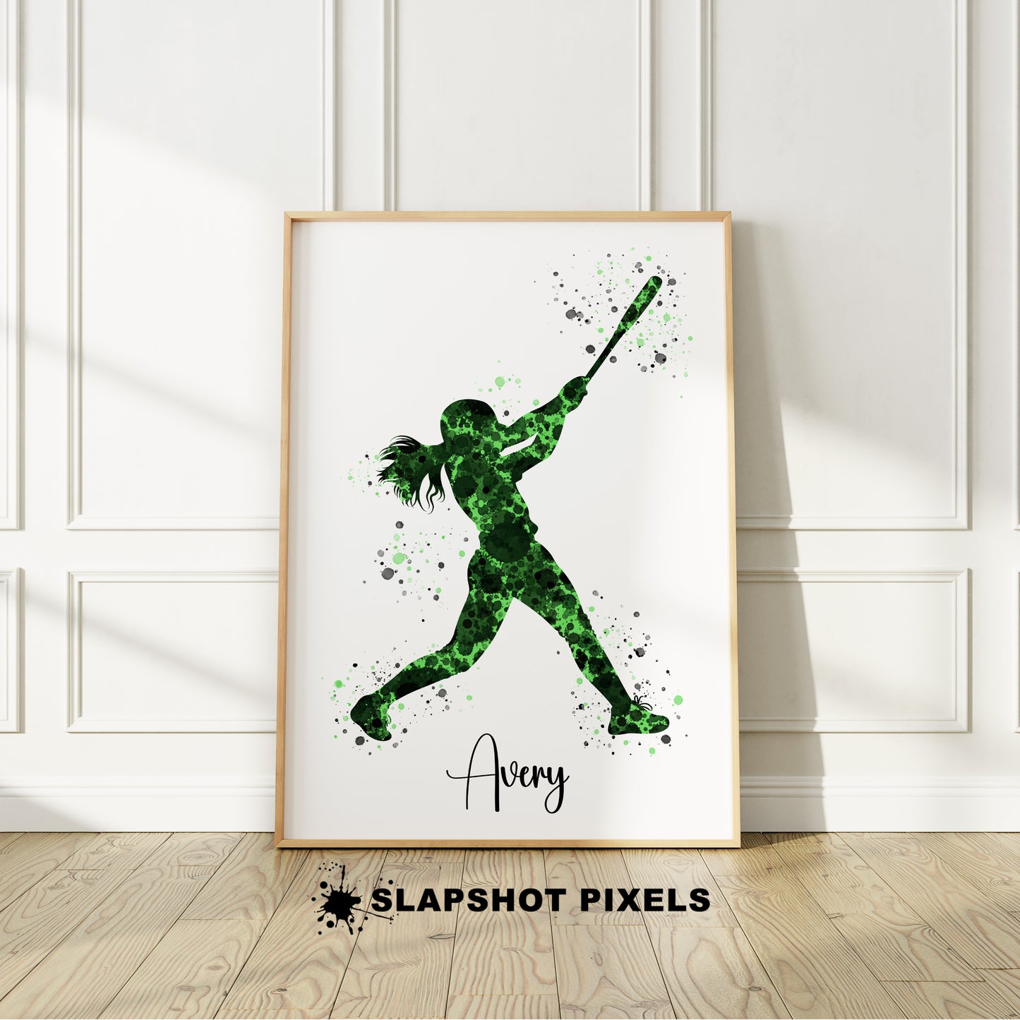 Personalized Softball Poster - Softball Gifts For Girls - SBG02