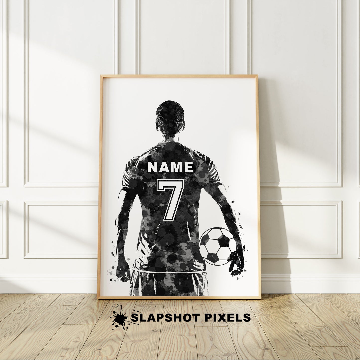 Personalized Soccer Poster - Soccer Gifts For Boys - SB09