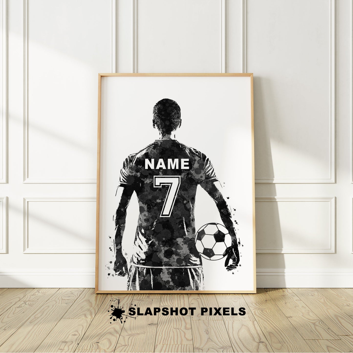 Personalized Soccer Poster - Soccer Gifts For Boys - SB11