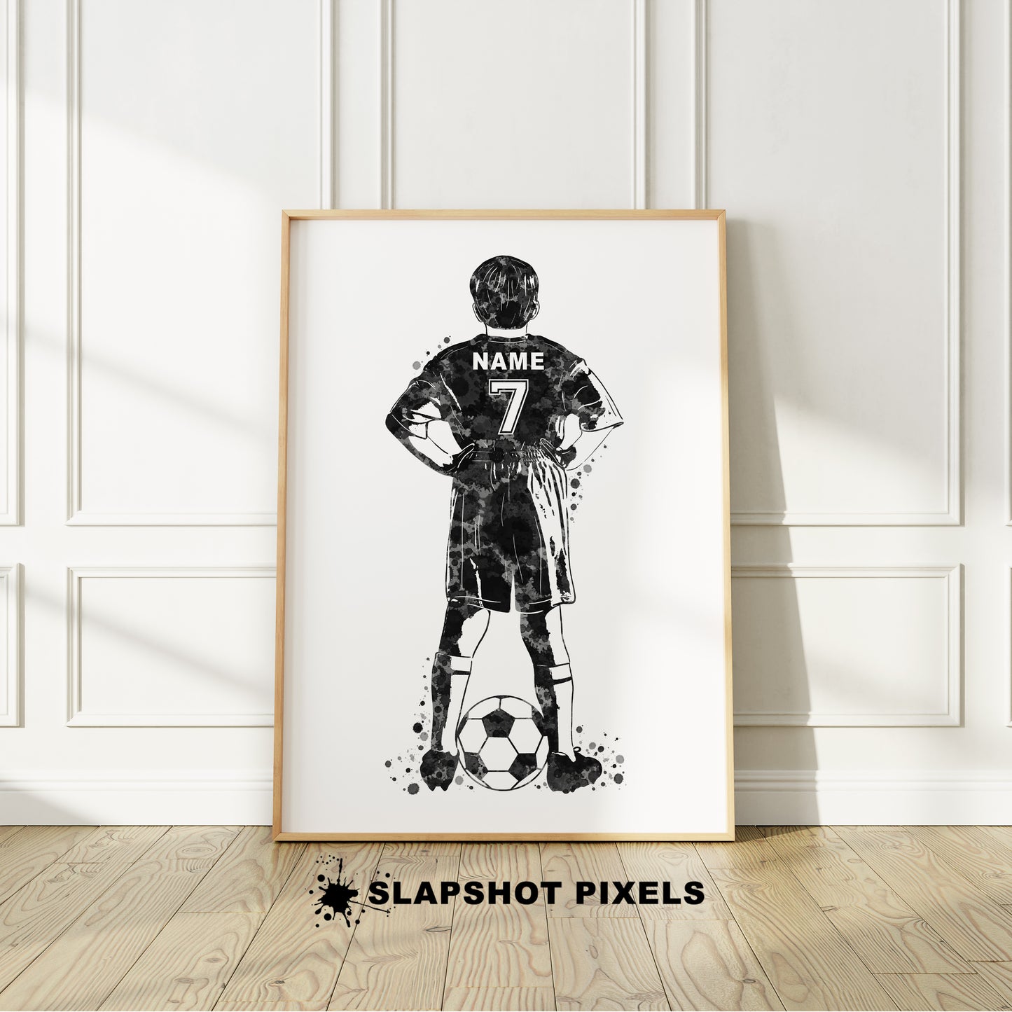 Personalized Soccer Poster - Soccer Gifts For Boys - SB19