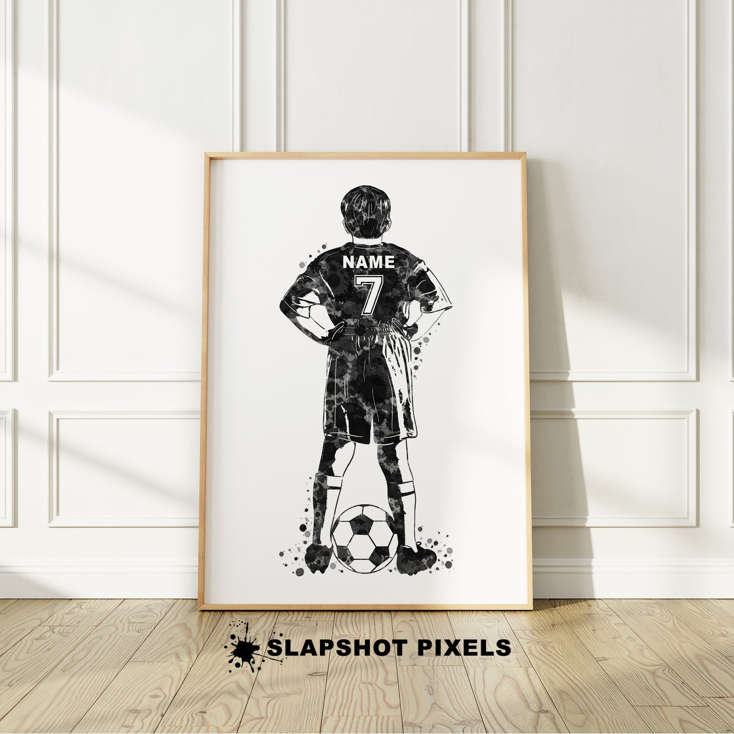 Personalized Soccer Poster - Soccer Gifts For Boys - SB20