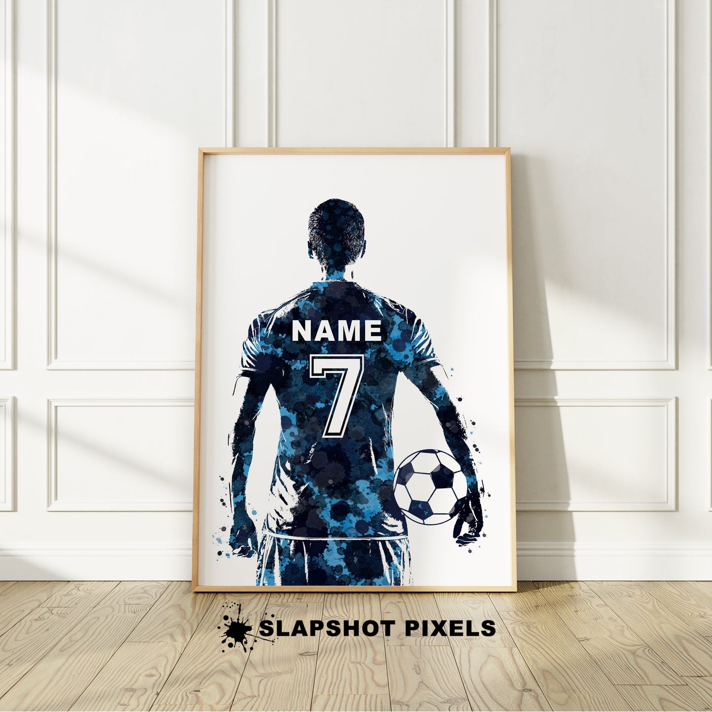 Personalized Soccer Poster - Soccer Gifts For Boys - SB10